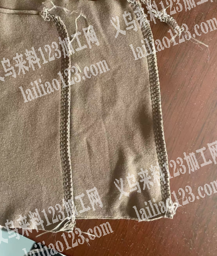 拷边接腰布，可以拿回家里做，发东阳金星小