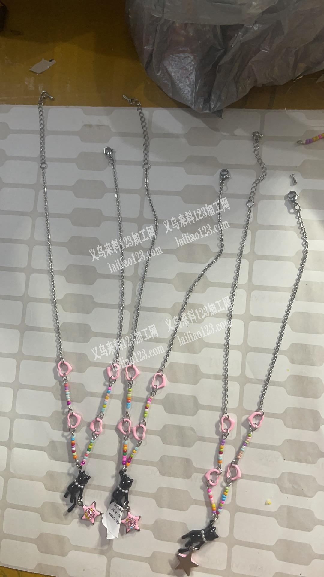 承接各种挂圈 串珠 挂羊眼钉 手工活 义乌地区 包接送