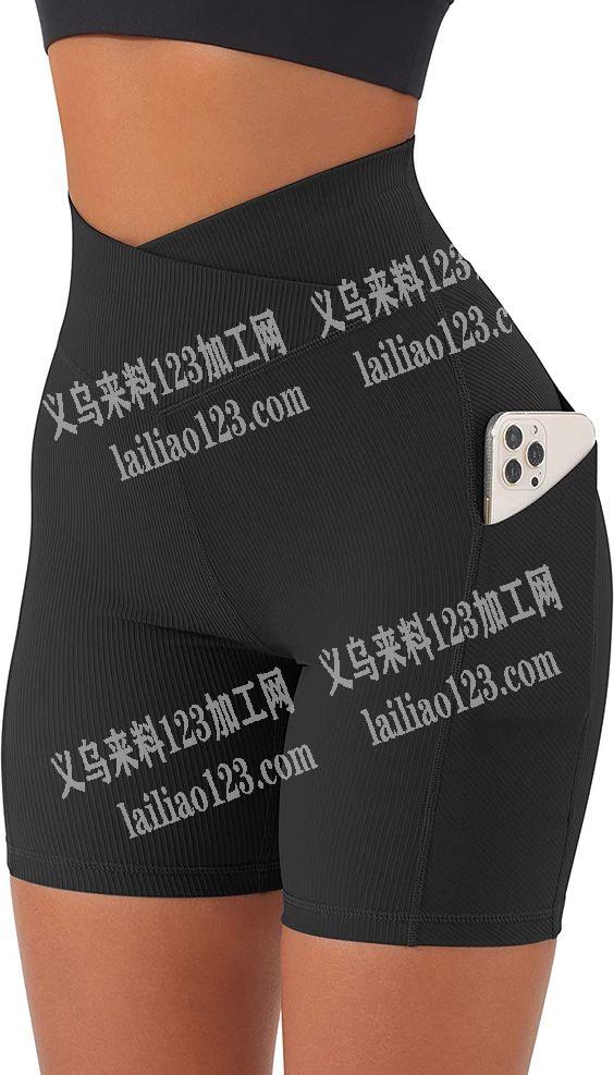 老板委托寻找：裤子外发加工，如图瑜伽短裤