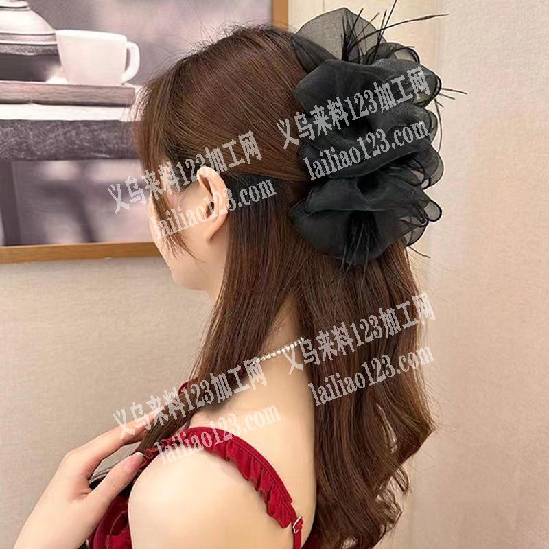 抓夹，布艺的，手工活外发，如图
