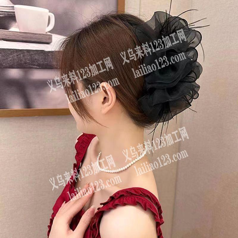 抓夹，布艺的，手工活外发，如图
