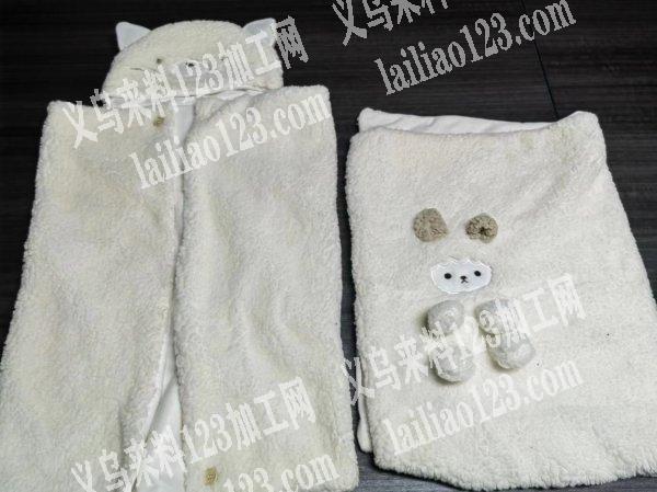 毛绒带帽披风订单，寻找安徽，河南，包工包
