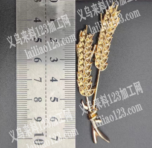 麦穗合金头饰订单，如图，寻找压铸的工厂合