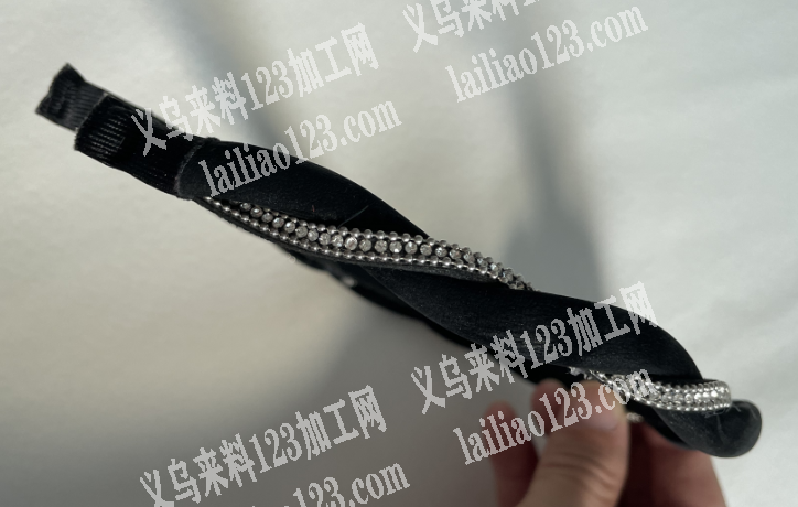 钻条布条缠绕的头箍订单，寻找做这种头箍的