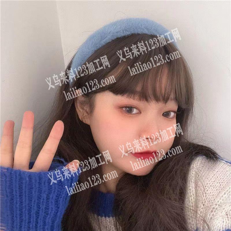 老板委托寻找：公司寻找如图毛绒头箍工厂，