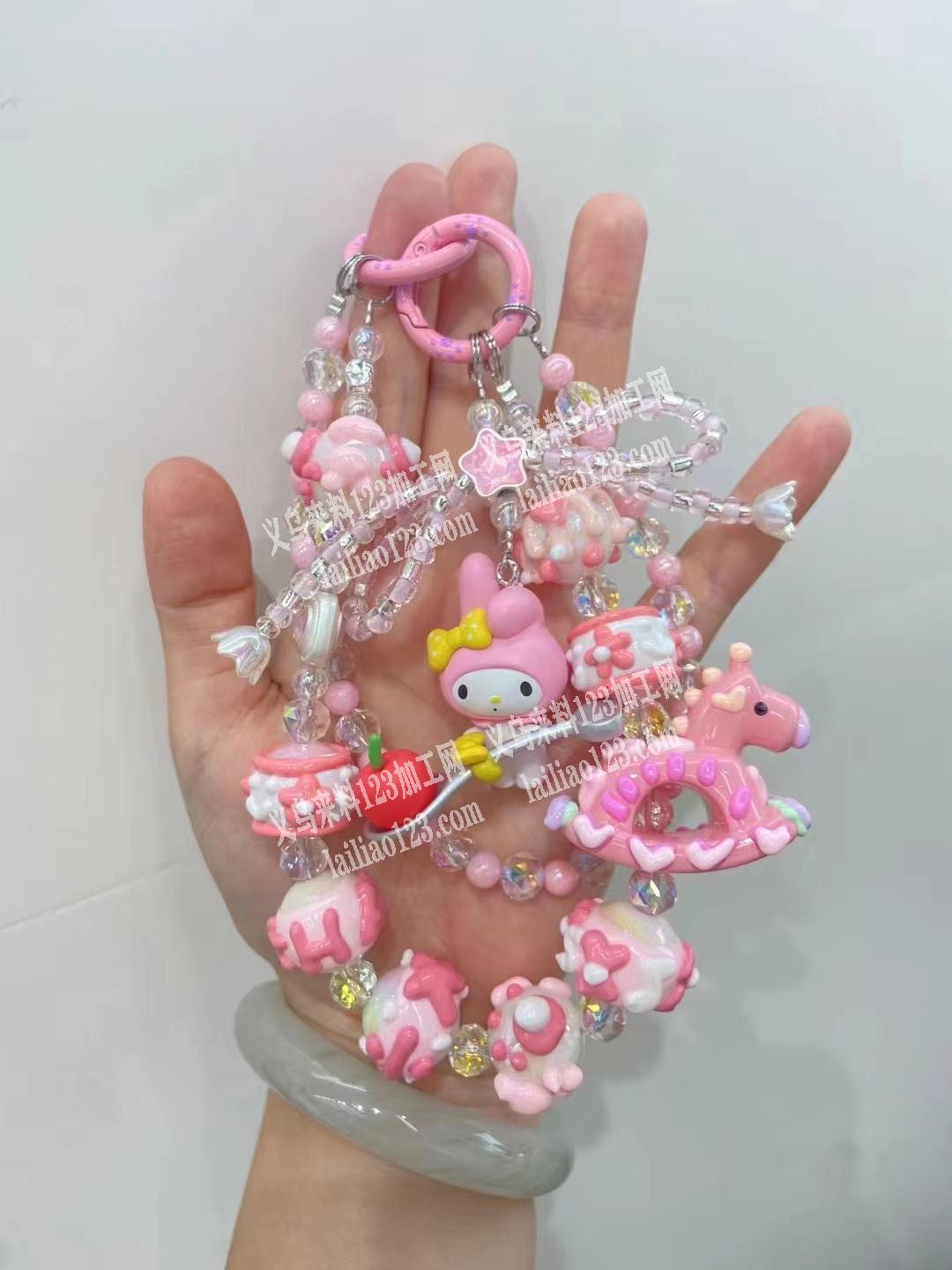 《长期有货》珠子手绘外发加工，如图，