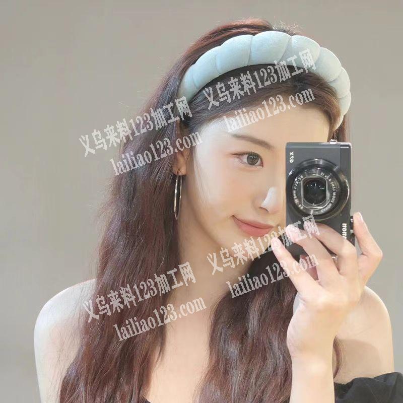 10000布艺海绵发箍订单，如图，后面带