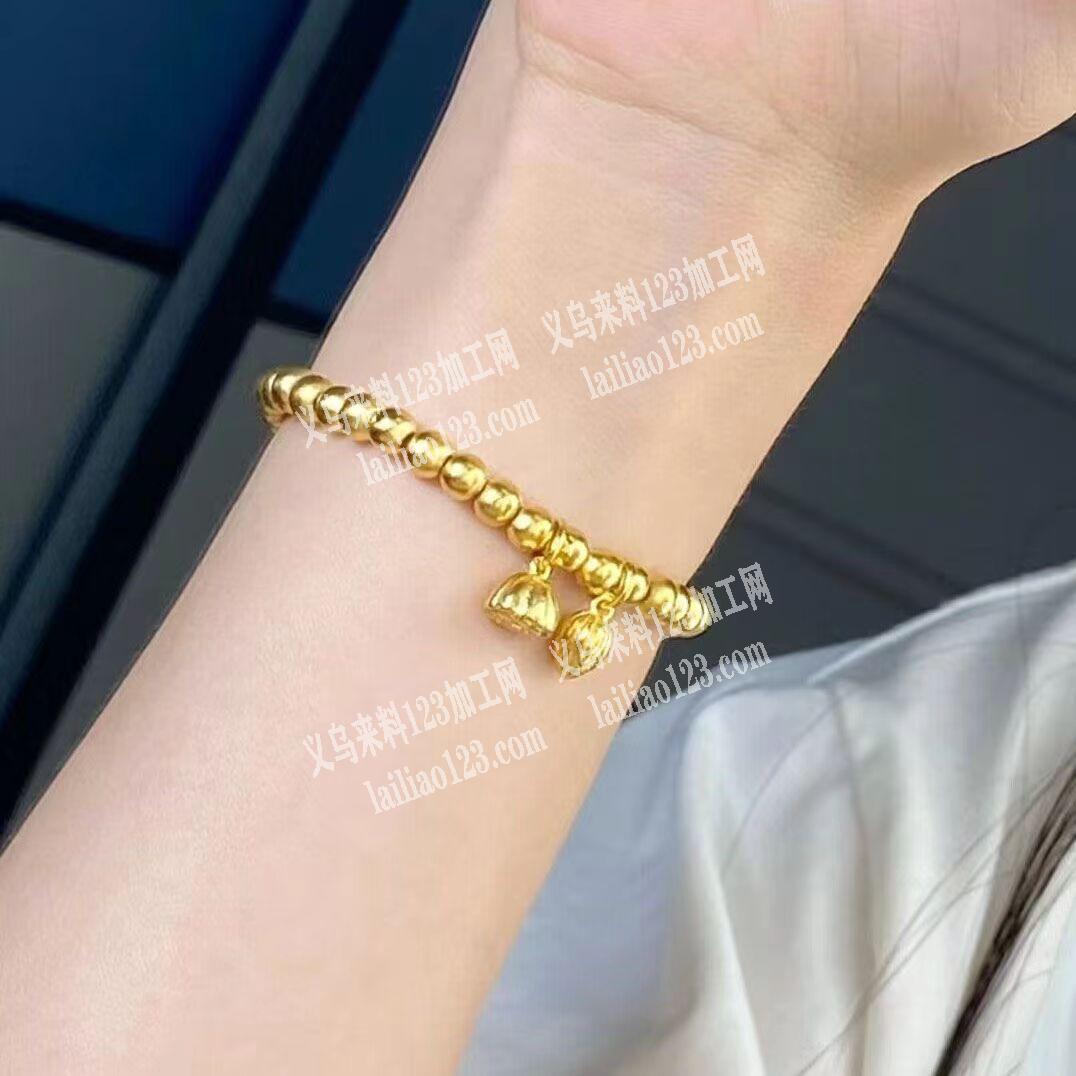 鱼线穿珠子打结的手工活，寻找专业做的工厂