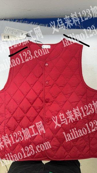 公司说有10万件，如图，发浦江做，这个马甲服装订单。找浦江加