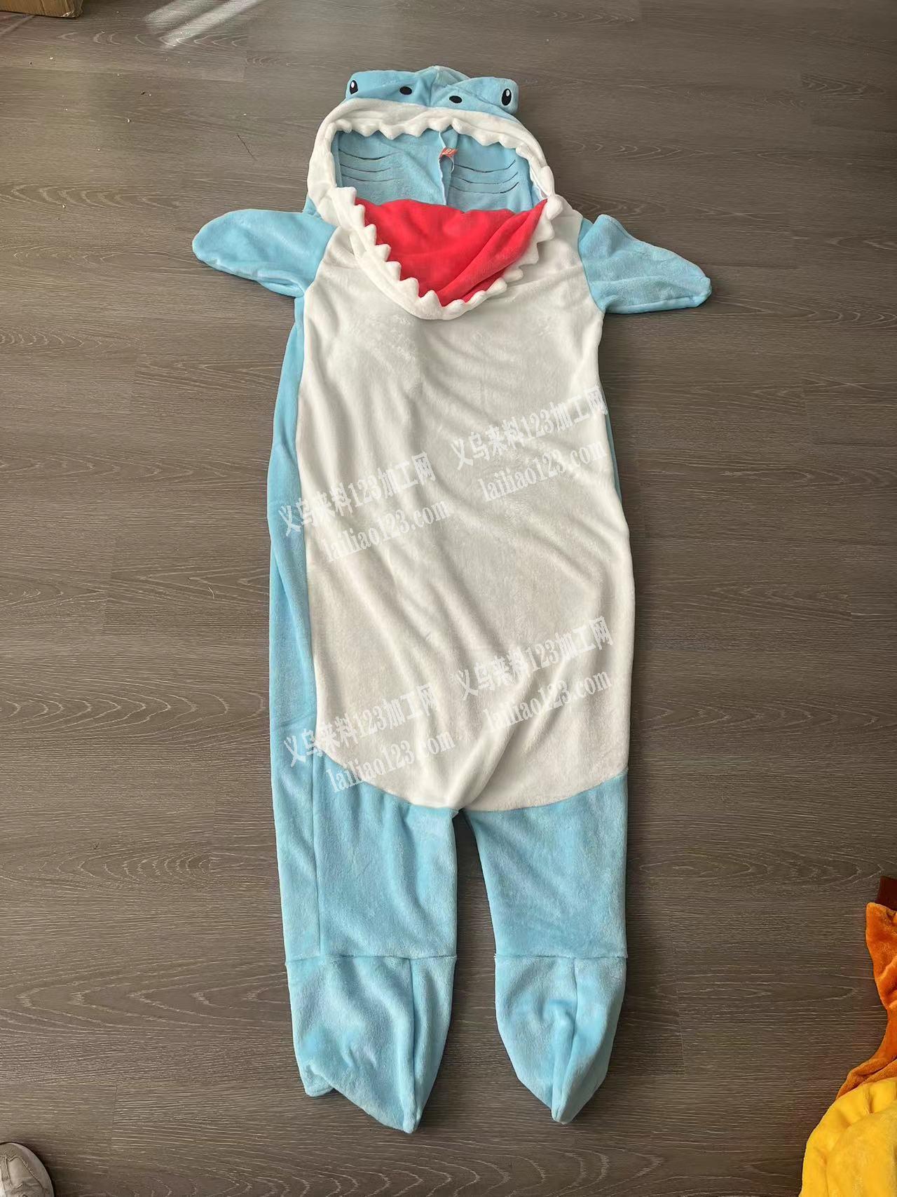 海豚的睡衣卡通连体服装，大量外发加工，寻
