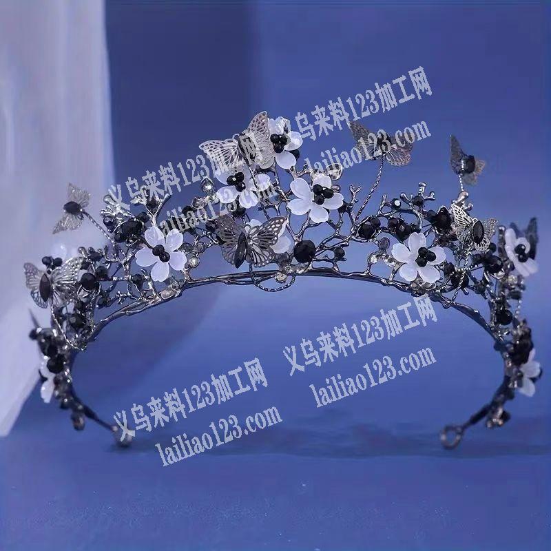新娘饰品手工活外发，串珠子串配件绕铁丝编