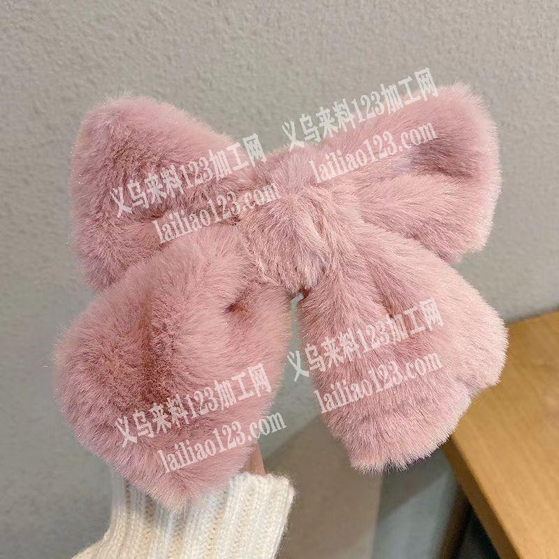 寻找毛绒蝴蝶结加工厂，会做的加工厂请联系