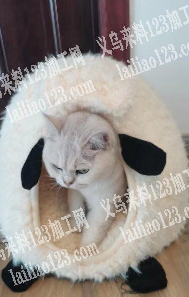 毛绒的宠物窝外发加工，如图有做过的吗？做