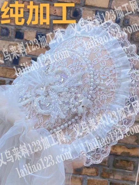 如图，老板委托寻找：10000头纱缝纫+