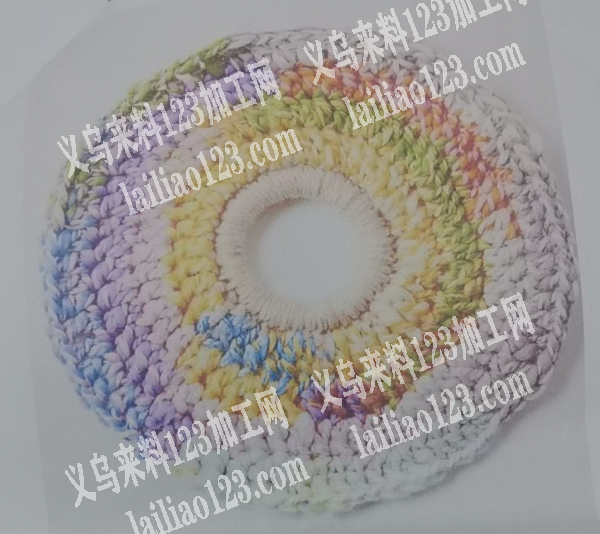 编织发圈的订单，如图，外贸公司成品订单，