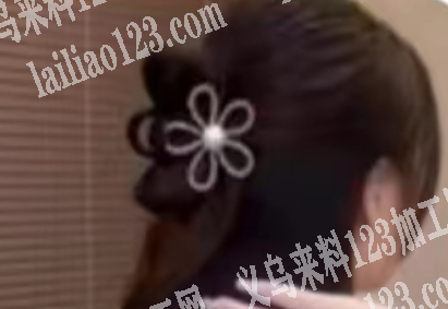 爆款花朵抓夹订单，如图，寻找专业做头饰的