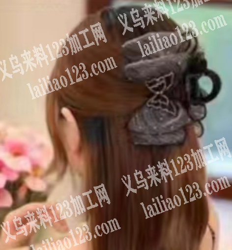 爆款网纱蝴蝶抓夹，寻找成品工厂，要现货，