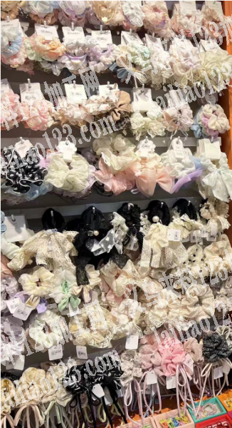 布艺头花，发圈，有订单，寻找工厂，如图，