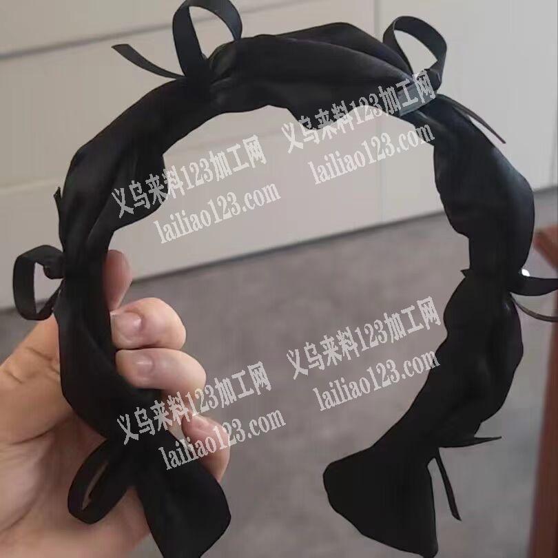 布艺蝴蝶结发箍，成品订单，如图，寻找布艺