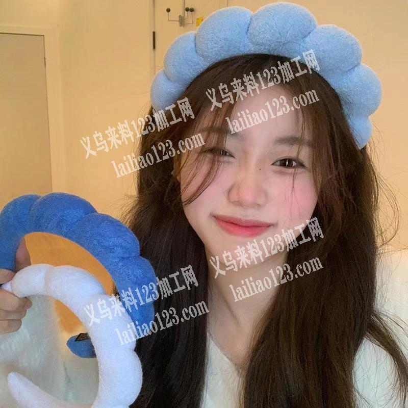 长期有云朵海绵发箍订单，寻找工厂，如图，