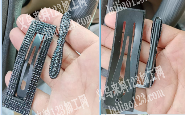 如图2款发夹成品订单，寻找工厂，如图，找