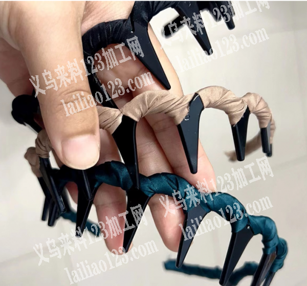 大量如图手工活，绕布条的手工活外发加工，