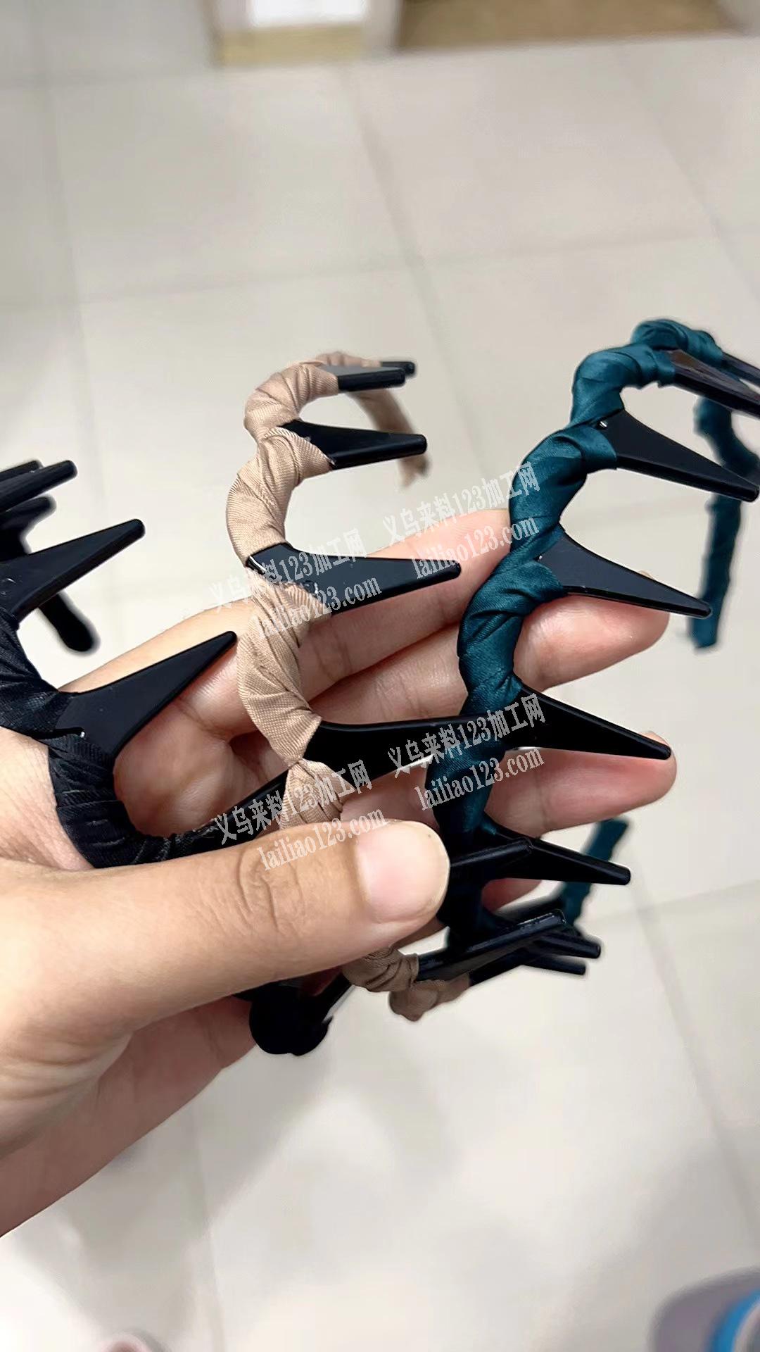 大量如图手工活，绕布条的手工活外发加工，