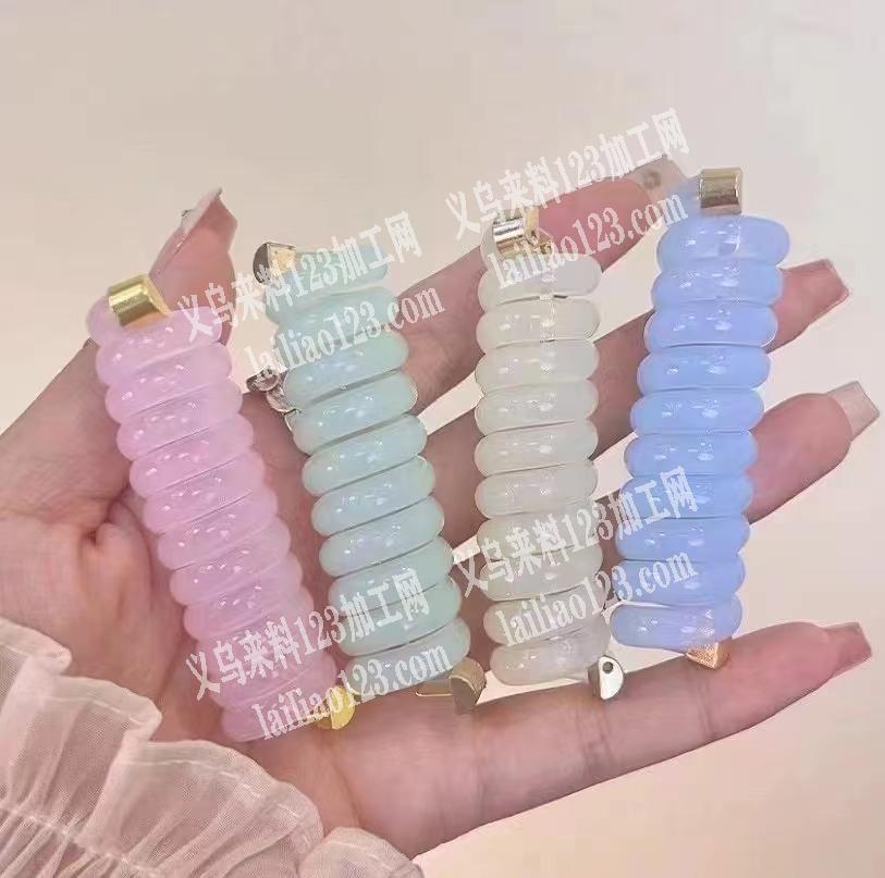 大量爆款发绳订单，如图，寻找工厂源头联系