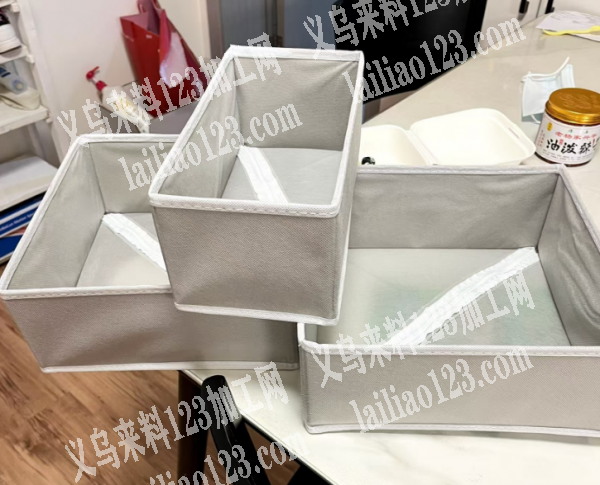 大量收纳盒订单，如图，无纺布的收纳盒订单