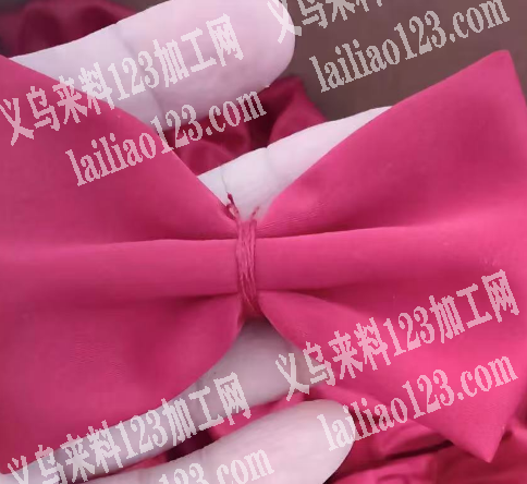 用线绑蝴蝶结的手工活外发，寻找义乌本地绑