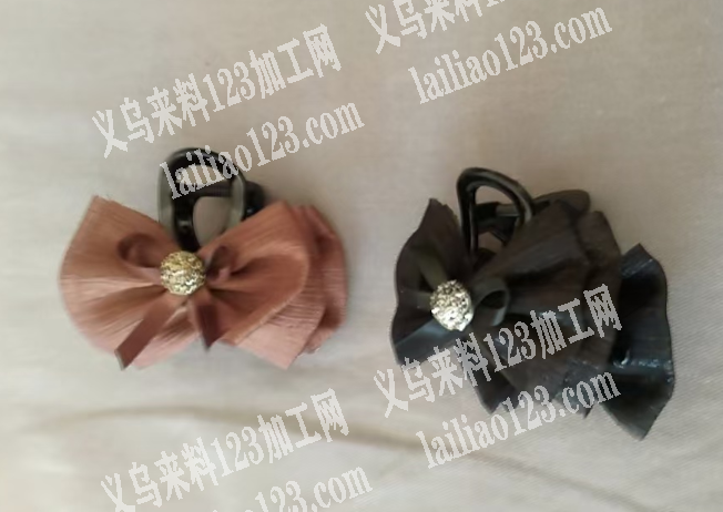 布艺蝴蝶结抓夹外发加工，如图，寻找会做的