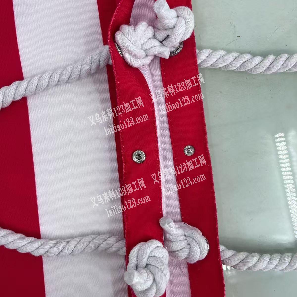 帆布袋上面打扣外发加工，如图，寻找加工厂