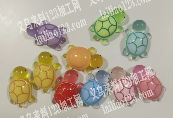 《大量订单》爆款树脂小乌龟订单，如图，寻