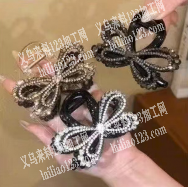 大量如图蝴蝶结抓夹订单，寻找源头成品工厂