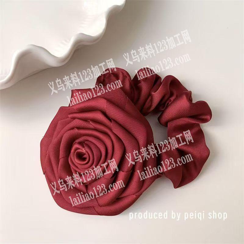 布艺手工活外发，这个手卷的玫瑰花，会做的