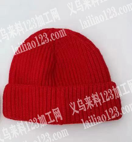 老板委托寻找：双层帽子订单外发加工，如图