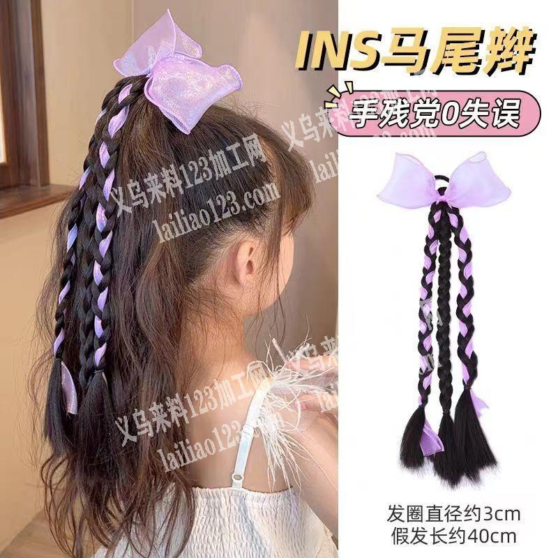 假发辫子头饰，。如图，公司有订单，寻找现