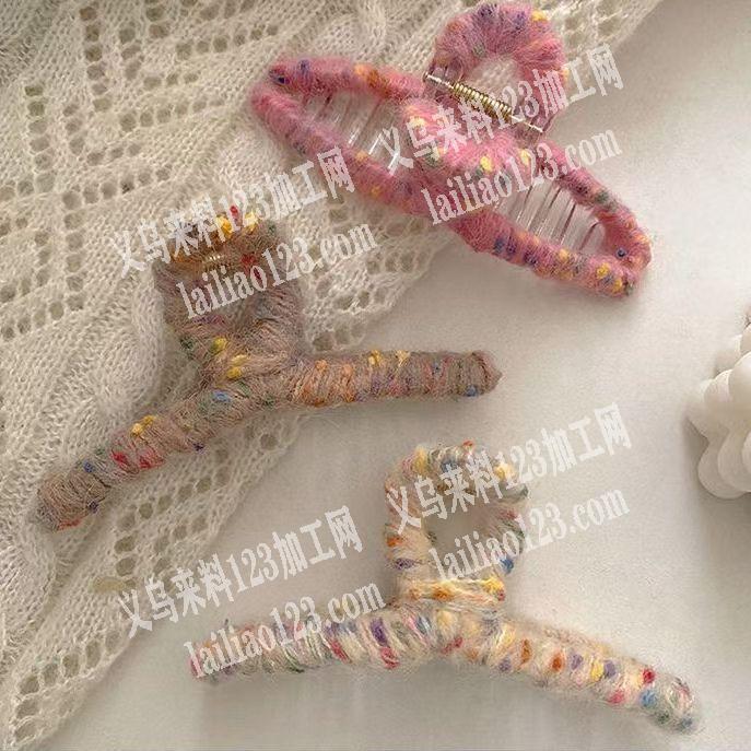 绕毛线抓夹的手工活外发加工，寻找会做绕毛
