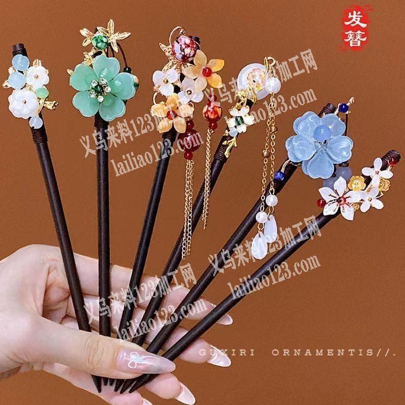 《大量手工活外发》发簪的手工活外发，如图