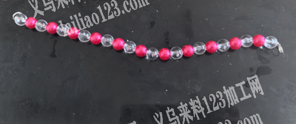 简单穿珠子的手工活外发加工，发义乌本地的