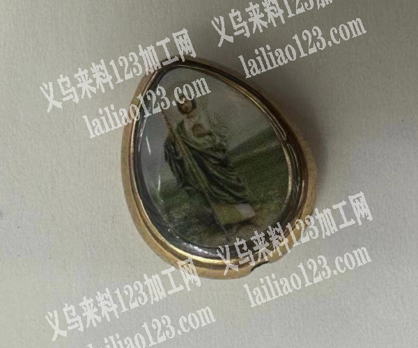 《长期有货》贴纸滴油加工订单外发单，如图