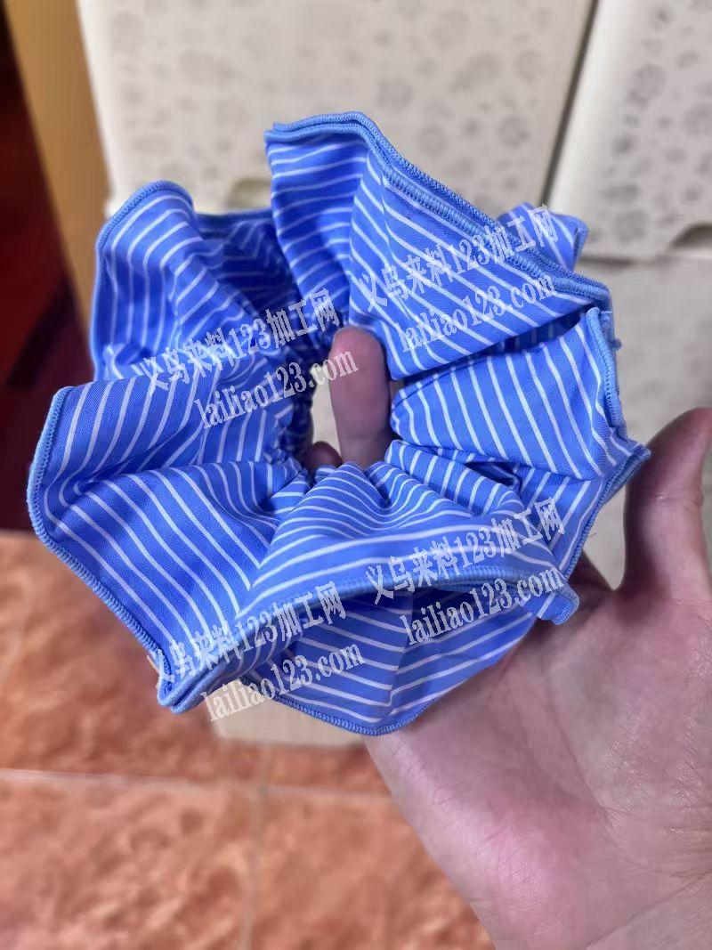 大量布艺花边发圈外发加工，如图，寻找加工