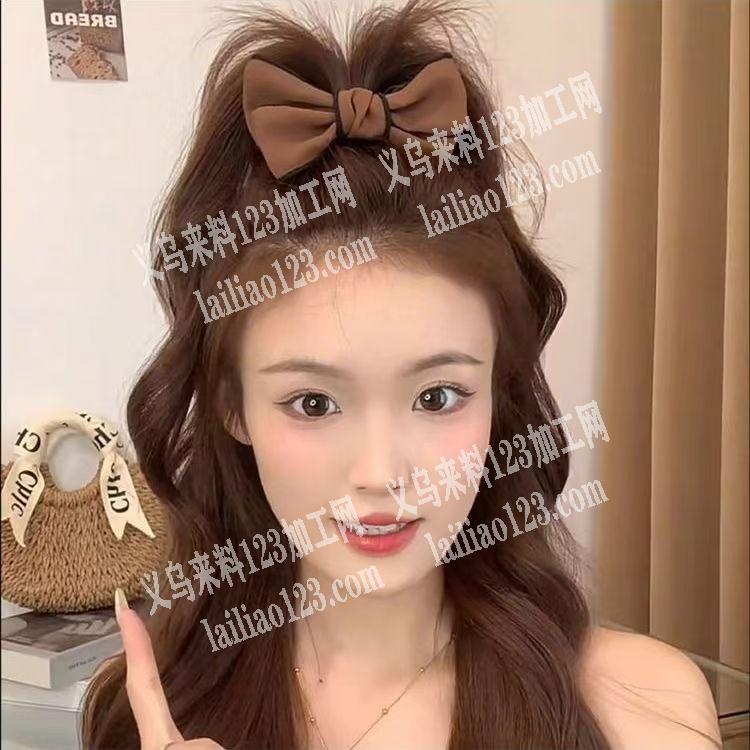大量布艺蝴蝶结抓夹发夹订单，如图，寻找工