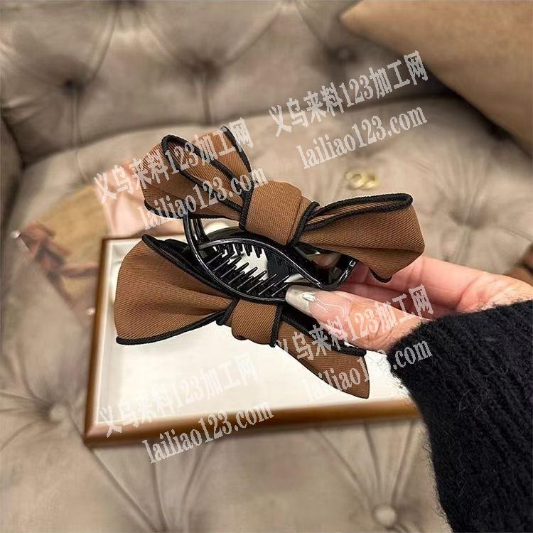大量布艺蝴蝶结抓夹发夹订单，如图，寻找工