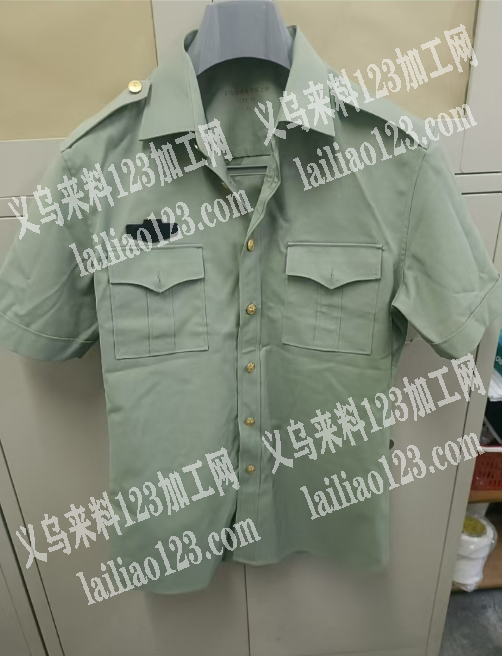 《下个月出货》8万短袖警服订单外发加工