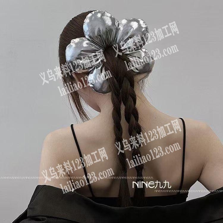 花朵款式发圈，大肠圈外发加工，寻找源头工