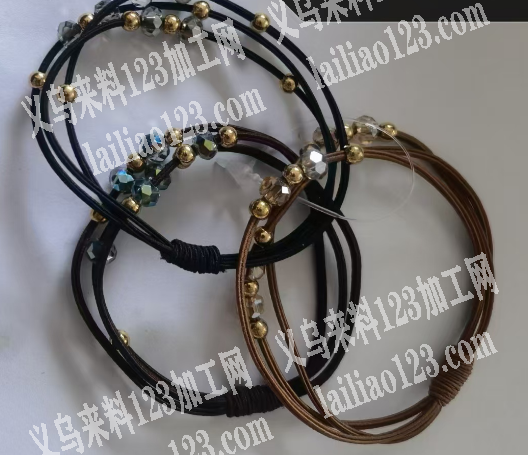 串珠手工发圈成品订单，如图，要成品，有货