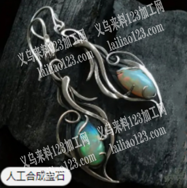 宝石耳环有订单，如图，寻找经常，请联系详