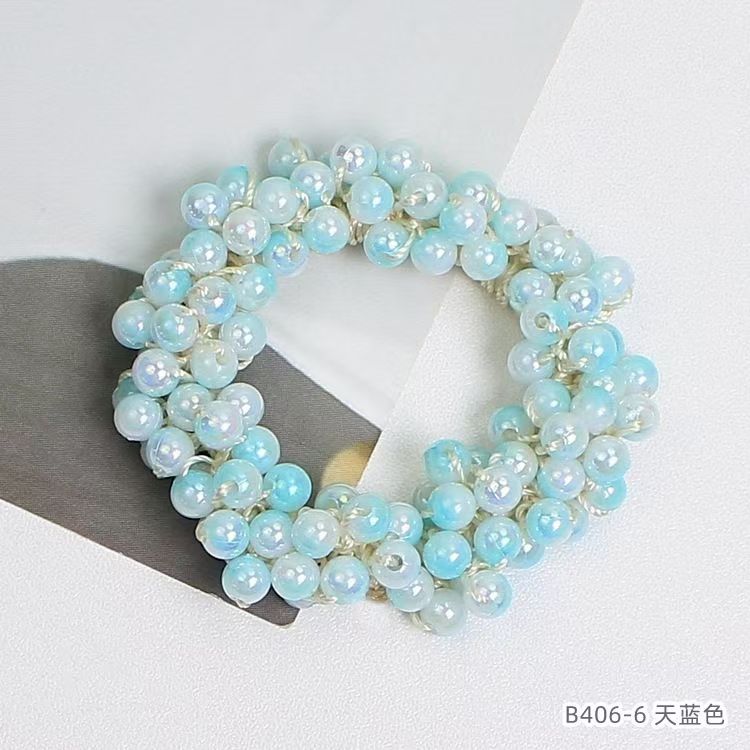 串珠钩针编织发圈订单，如图，寻找成品工厂