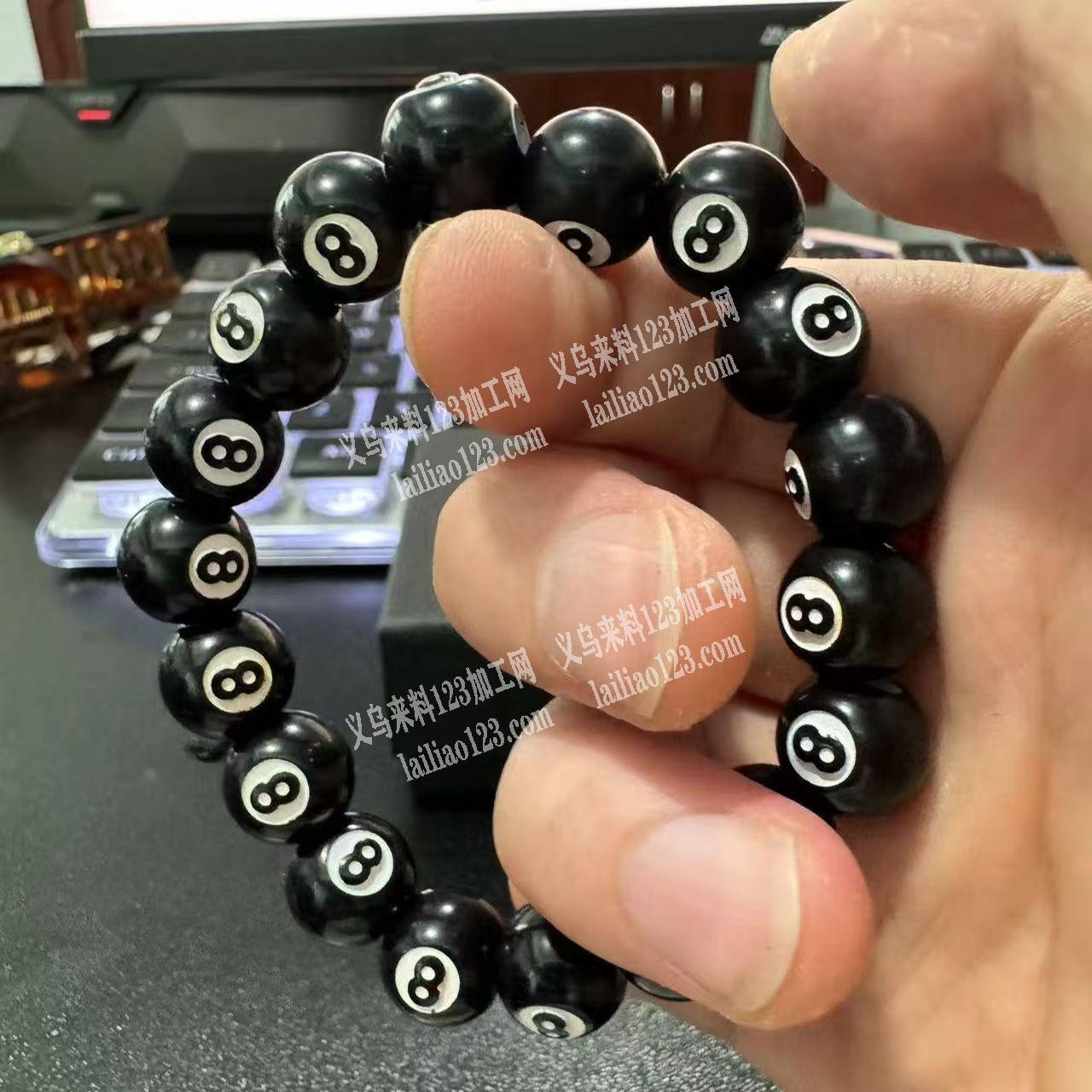 手链珠子印台球花型，寻找印花的加工厂，请